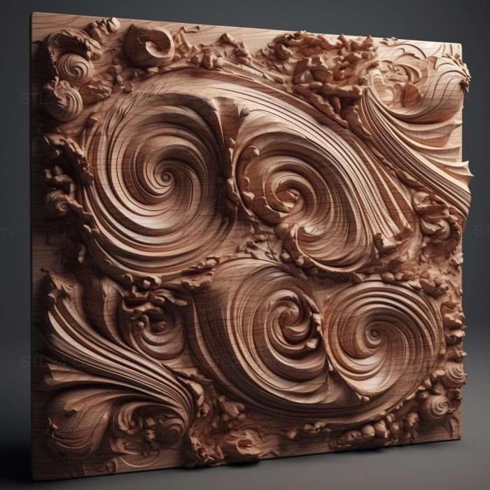 Patterns and decorations (stl materials 2, PATTERN_1638) 3D models for cnc